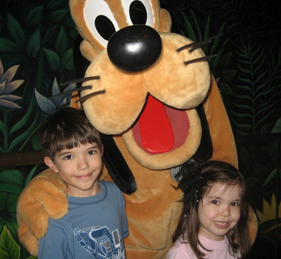 The kids and Pluto