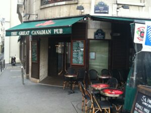 The Great Canadian Pub in Paris