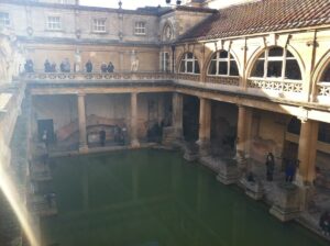 The Roman bath in Bath, England