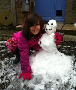 Amelia's snowman