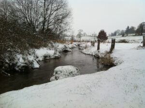 Snowy countryside