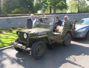 An American jeep from the 1940s