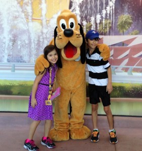 The kids with Pluto