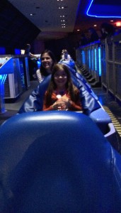 Riding Space Mountain