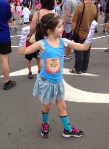 Getting ready to run the Princess Mickey Mile