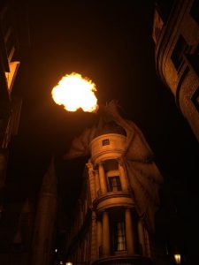 The Gringotts Dragon at Universal