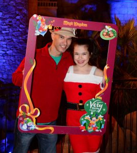 Amelia and I at Mickey's Very Merry Christmas Party