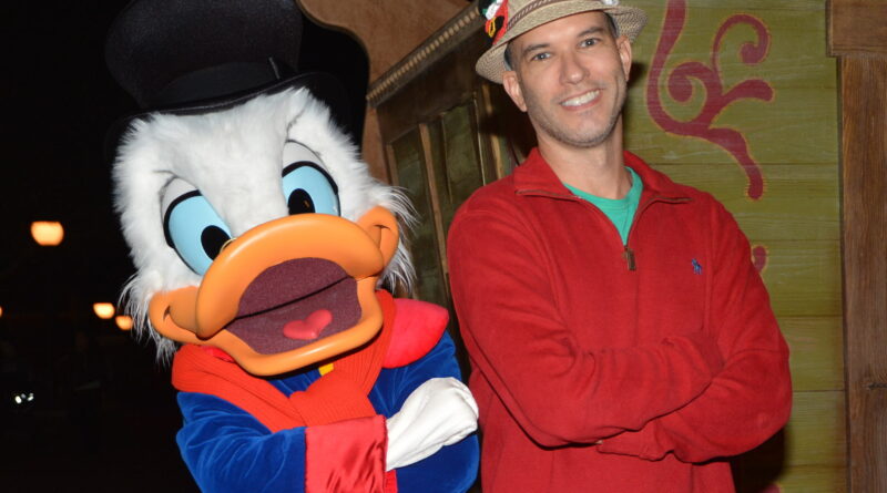 Scrooge McDuck at Mickey's Very Merry Christmas Party
