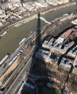 Eiffel Tower shadow