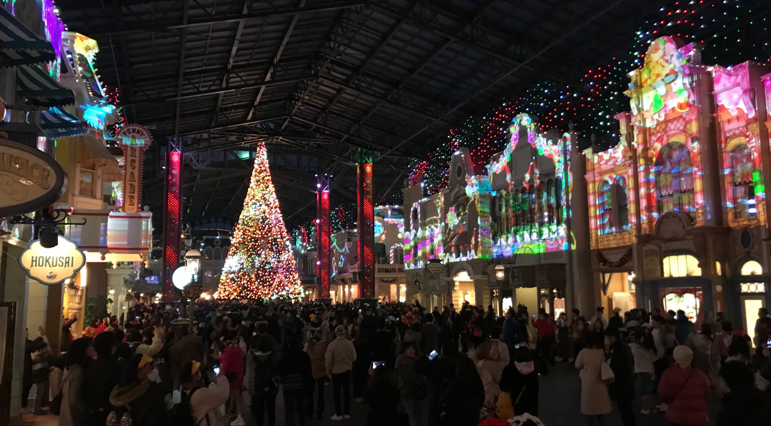 Tokyo Disneyland at Christmastime