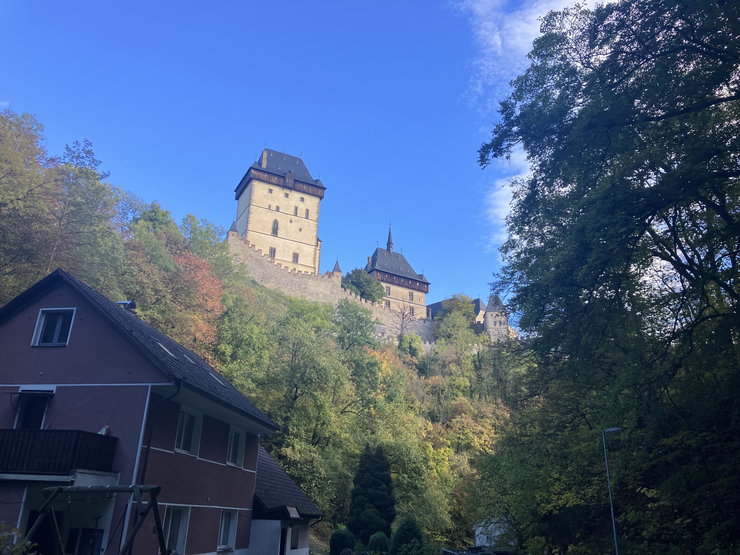 Hiking around Karlštejn Castle