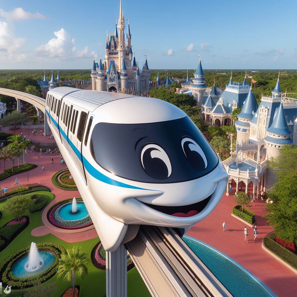 Walt Disney World Monorail Blue