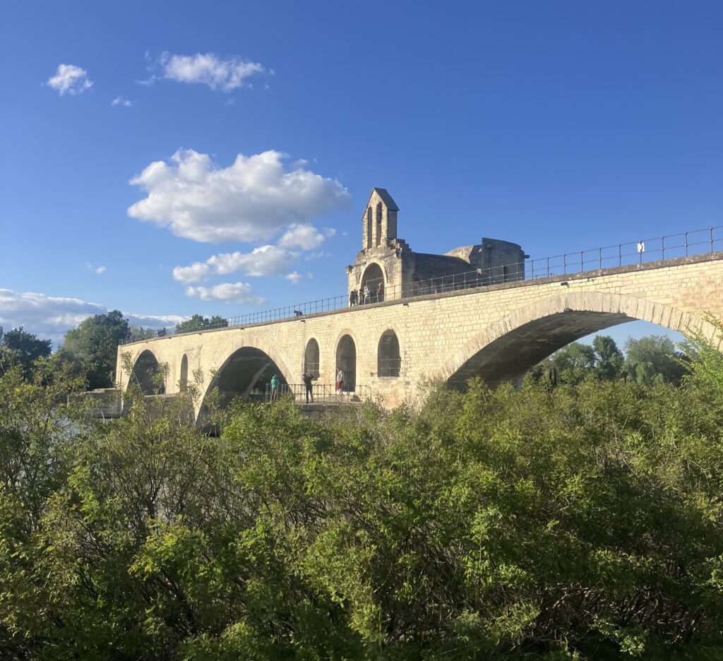 The Pont Saint-Bénézet, otherwise known as the Pont d'Avignon.
