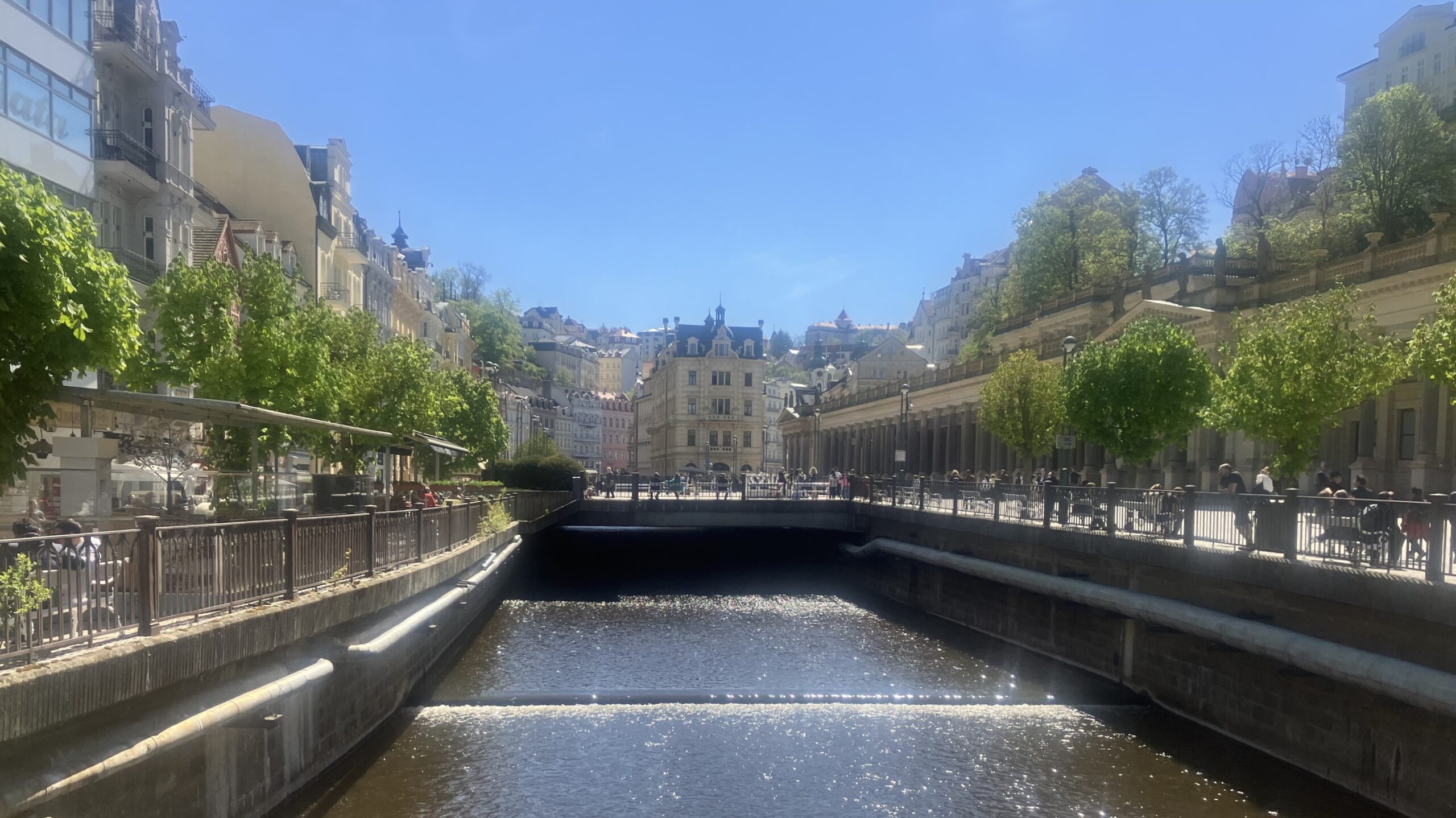 Thermal mineral springs at Karlovy Vary