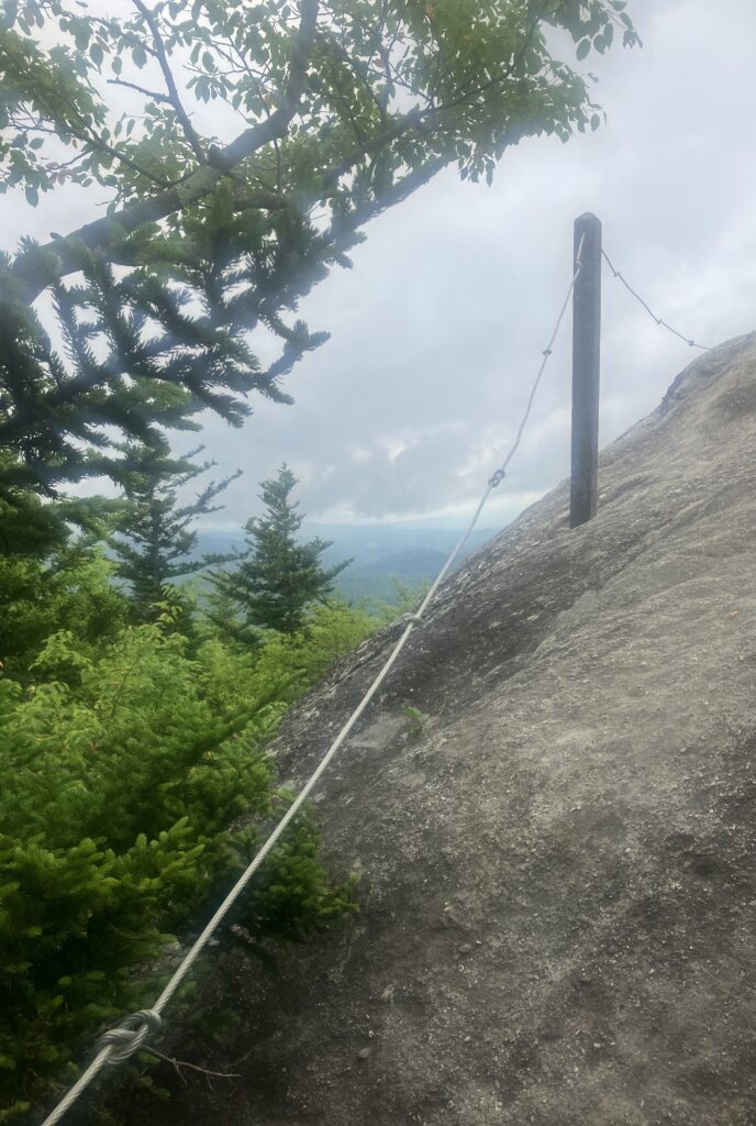 Black Rock Trail cable to the overlook