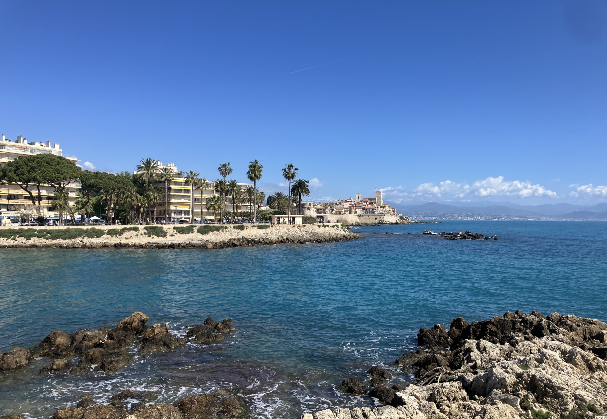 Antibes south of the old town.