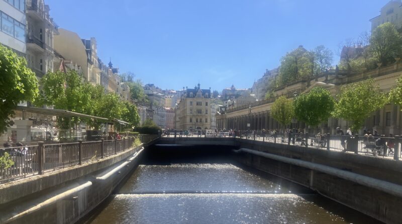 Karlovy Vary in the east of the Czech Republic.